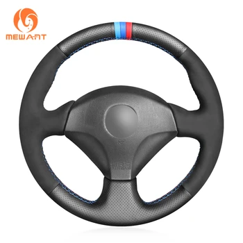 

MEWANT Suede Genuine Leather Sew Wrap Steering Wheel Cover for Honda S2000 2000-2008 Civic Si 2002-2004 Acura RSX Type-S 2005