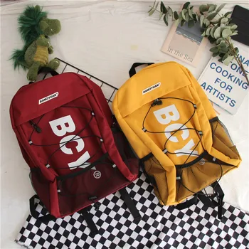 

2019 new Super fire retro street style multi-level backpack boys and girls street bag backpack bag