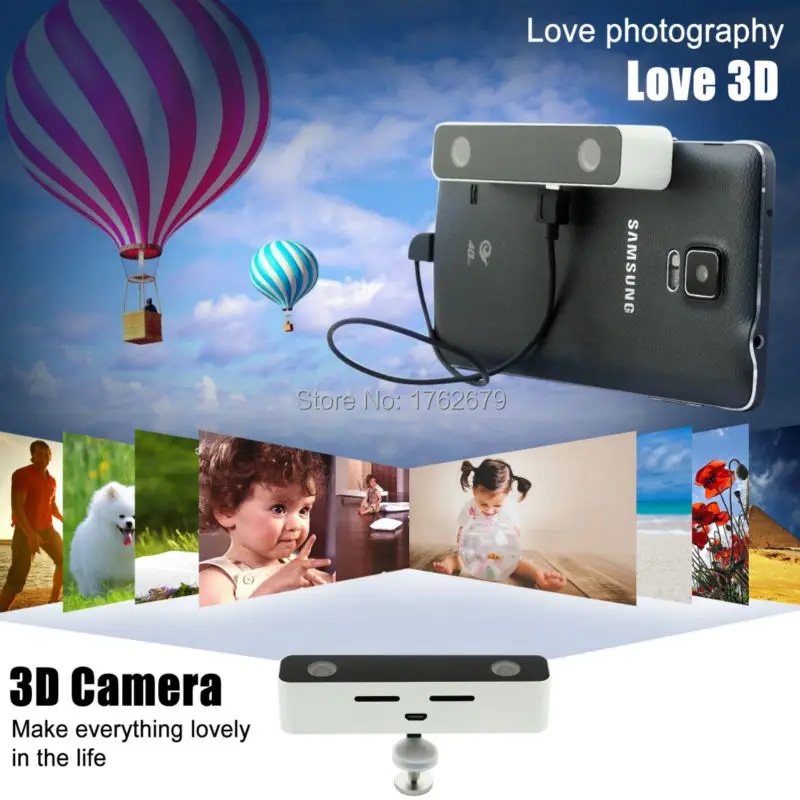 HD с двумя линзами VR 3d vision камера титановая Оболочка Мини красочная модная