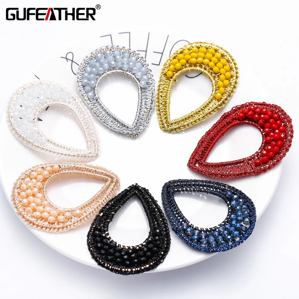 Аксессуары для сережек GUFEATHER M242 ручной работы фурнитура ювелирных изделий