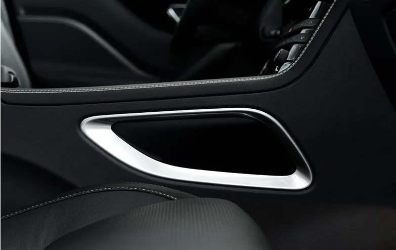 

For Jaguar F-Pace F pace 2016 2017 ABS Chrome Interior Shift Box Side Cover Frame Trim Car Accessories Styling New Arriavls