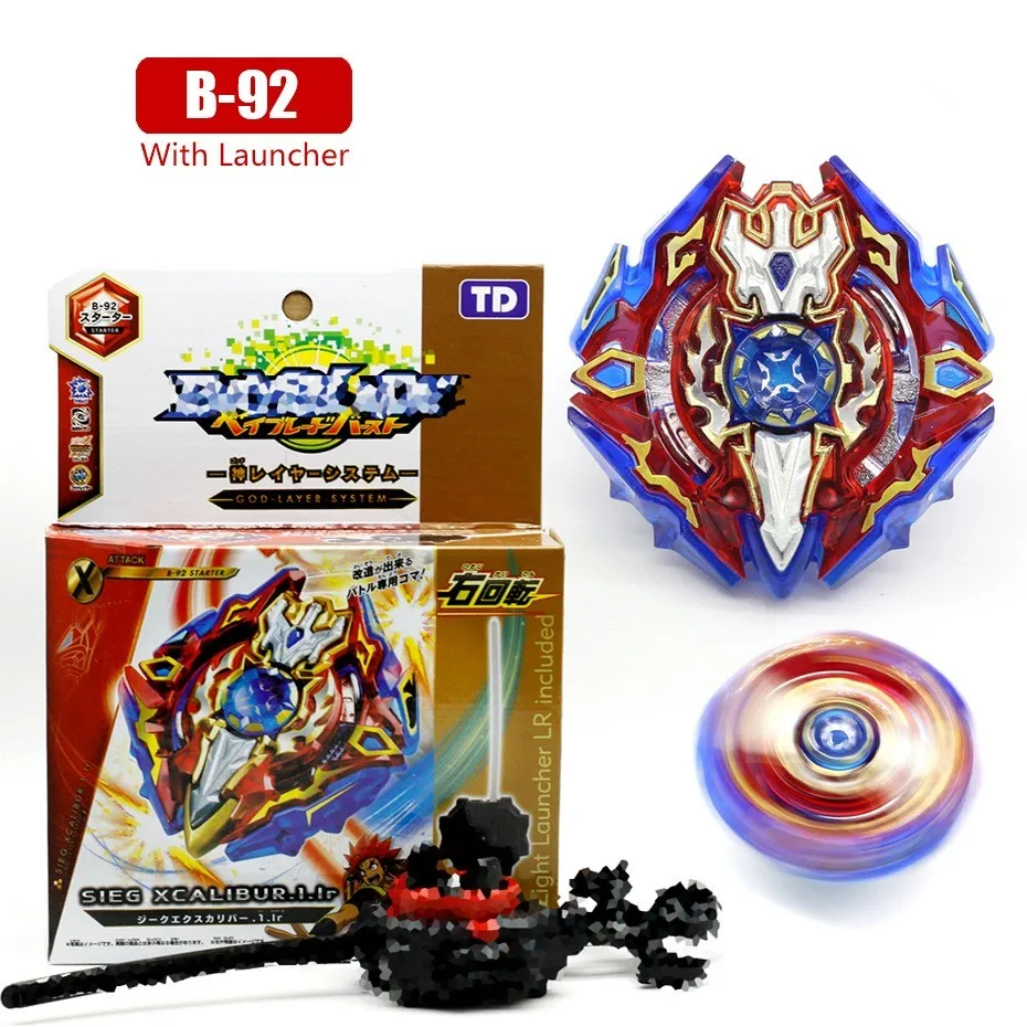 Бренд Beyblade Burst B127 B128 B89 fafnir CHO-Z Валькирия. Z. Ev средство для запуска beyblade Beyblade игрушка-Лидер продаж, спинер для детей - Цвет: B92