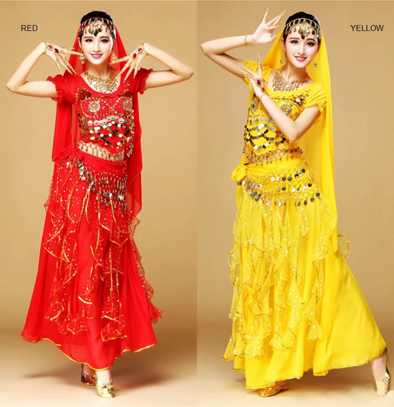 1 шт. танец живота юбка наборы для ухода за кожей цвет точка сценические костюмы индийский танцевальный костюм взрослых женский короткий