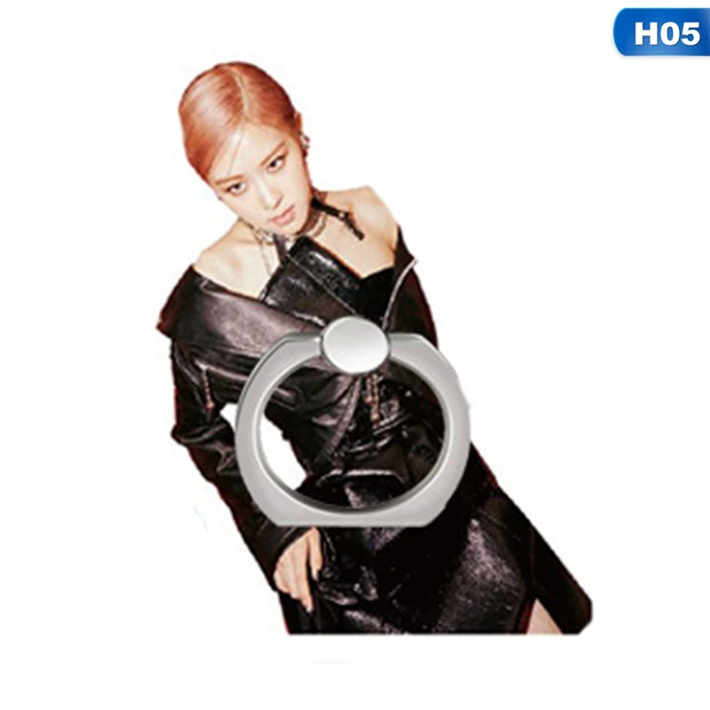 Модный альбом Jennie Rose держатель для мобильного телефона Kpop Blackpink Kill This Love Регулируемый универсальный палец кольцо Модный альбом Jennie Rose держатель для мобильного телефона Kpop Blackpink Kill This Love Регулируемый универсальный палец кольцо