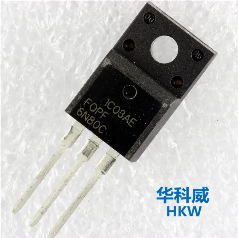 

10pcs/lot FQPF6N80C TO-220 6N80C 6N80 TO220 new MOS FET transistor