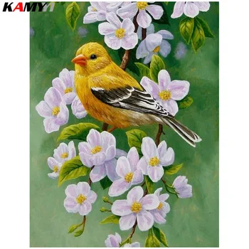 

Diamond embroidery Flowers and birds Diamond Painting Cross Stitch Needlework home decor crafts a gift diamond Mosaic kits