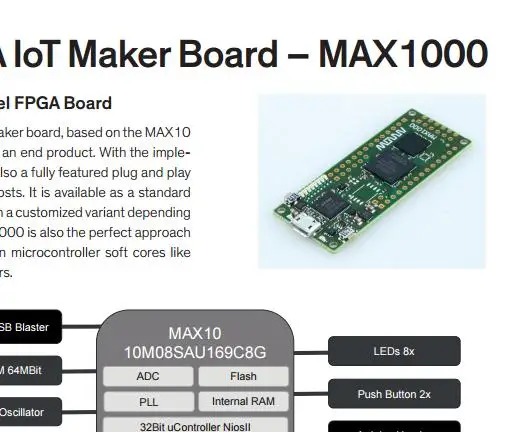 Макетная плата MAX1000 10M08SAU169C8G FPGA разработчик вспышки|Органайзеры для кабеля| |