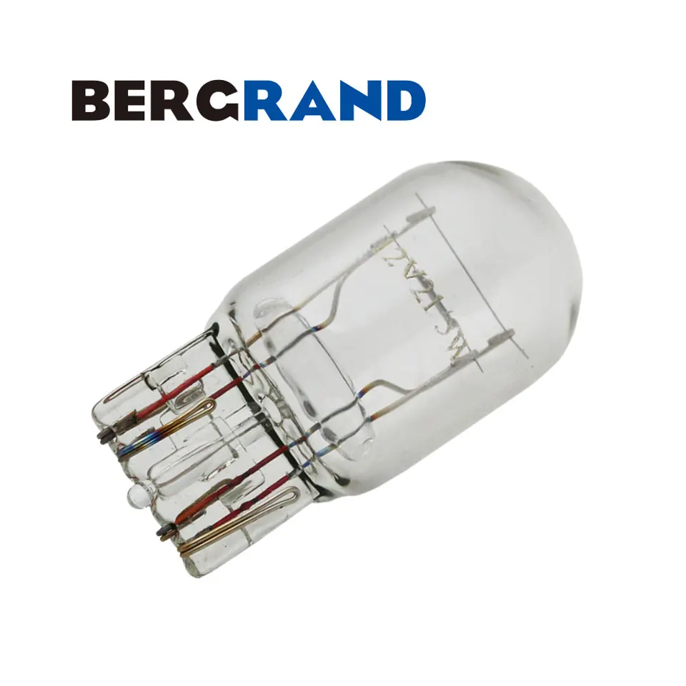 10 шт. DRL T20 7443 W21/5 Вт 580 галогенная лампа прозрачное стекло дневные ходовые огни