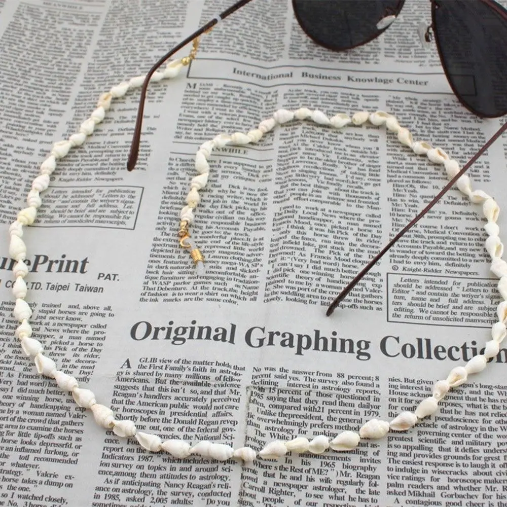 

Novelty Conch Shell Reading Glasses Chain Sunglasses Eyewears Cord Holder Neck Strap Rope Necklace Eyeglass String Lanyard