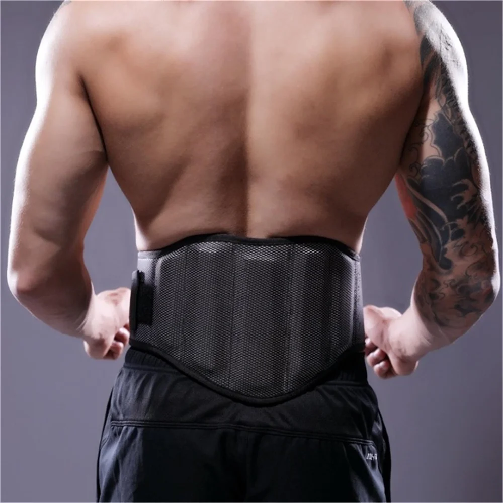 Sponge Durable Nylon Weight Lifting Squat Belt Protect Lumbar Back Waist for Fitness Training Intervertebral Protection Belt Sponge Durable Nylon Weight Lifting Squat Belt Protect Lumbar Back Waist for Fitness Training Intervertebral Protection Belt