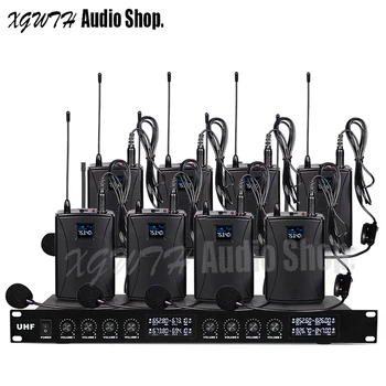 شراءمكبر صوت لا سلكي ذو تردد فوق العالي نظام الصوت مكتب الجدول معقوفة مؤتمر يده كاريوكي سماعة Mic مع Bodypack استقبال هوائي