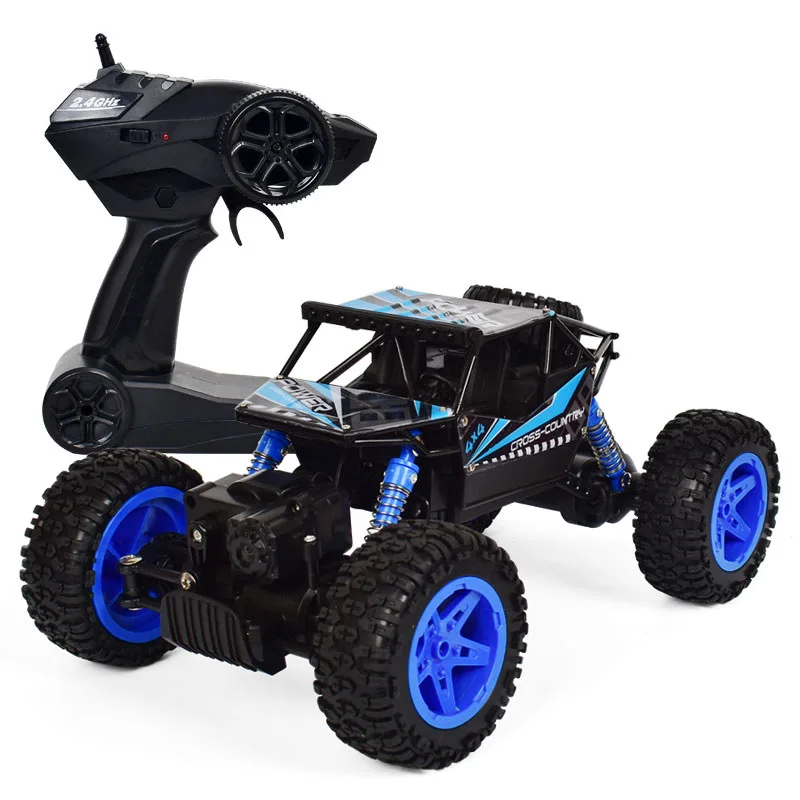 RC автомобиль 4WD 1:18 рок ралли скалолазание Автомобиль 2 4 ГГц 4x4 двойные двигатели