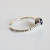 Real Thai Silver Opal Rings Open 100% 925 Sterling Silver Retro Ring Women Jewelry 2022 ► Photo 3/5