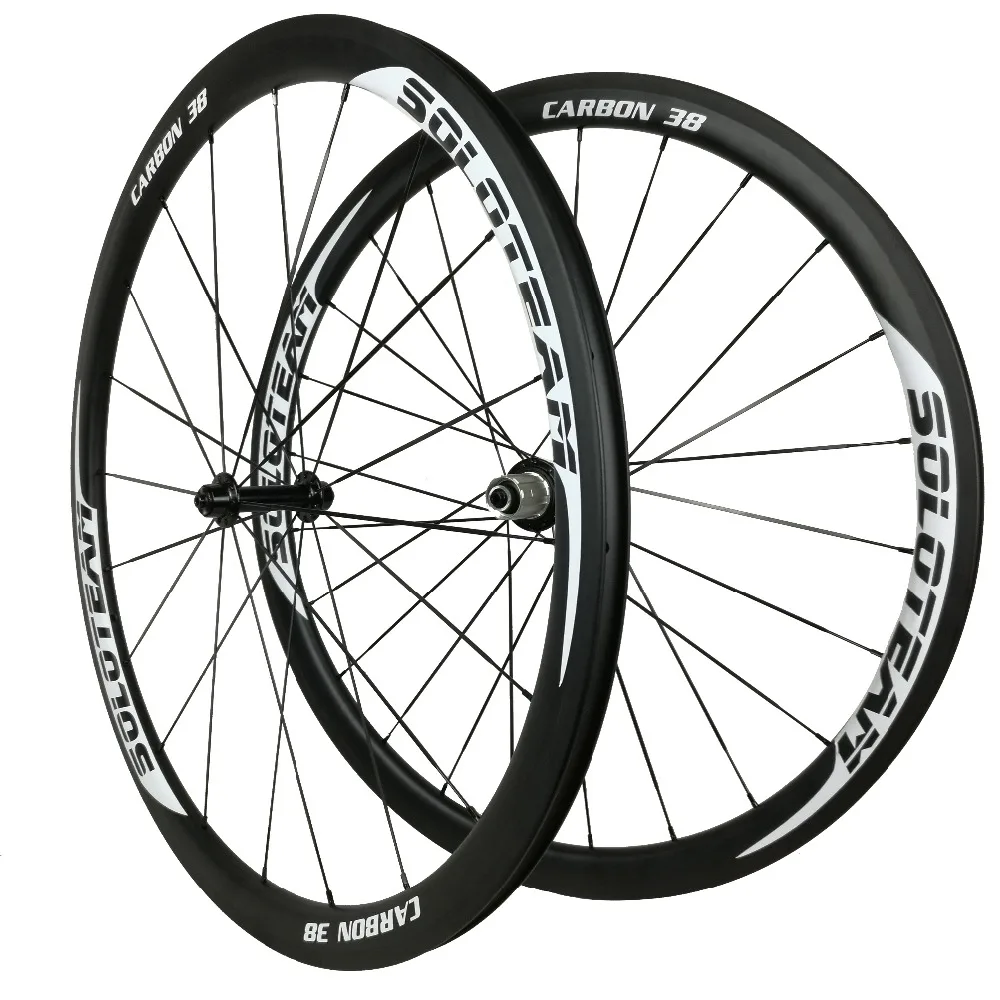 Powerway R13 38mm 45mm 50mm 60mm 88mm carbon wheels 700c carbon bicycle wheels soloteam road bike carbon wheelset