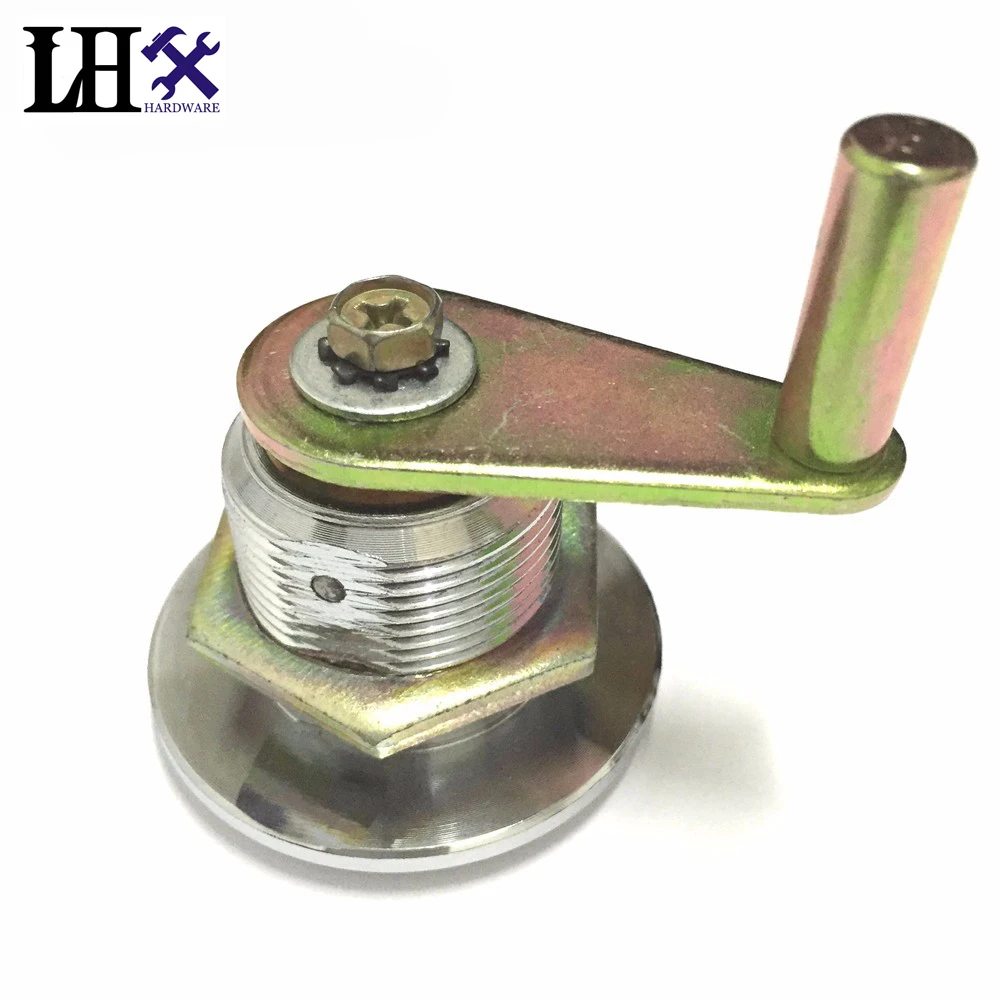 LHX BJA72 Hardware latón cierre Cam cerraduras de gabinete con 2 ordenador Pin clave para la puerta del cajón del gabinete del equipo