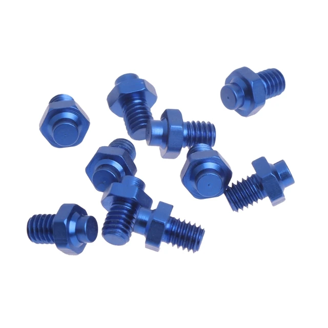 10Pcs Bicycle Pedal Screw Aluminum Alloy Fixed Stud Gear Anti Slip