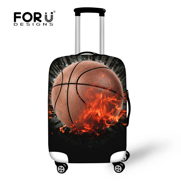 FORUDESIGNS пылезащитный дождевик винтажный 3D крутой шар печать дорожный Багаж защитный чехол для 18-30 дюймов чемодан на колесиках - Цвет: CC2379