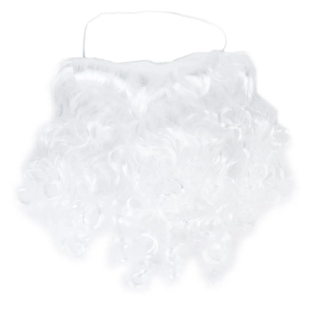 

White Beard Earrings for Santa Claus