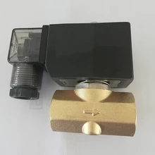 PU-03 проводки Тип 0~ 20bar 2/2 способ ходовые непосредственные действующие NC латунь G3/" bsp воды, масла, воздушный клапан Соленоидный клапан FKM уплотнение отверстия 3 мм