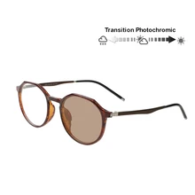 Прогрессивный переход фотохромные анти синий луч Компьютер очки для чтения Ретро Nerd UV400 без линии постепенная солнцезащитные очки