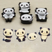 4 шт./компл. милые формы для печения мультфильм панда формочка для печенья бисквитная форма Набор выпечки инструменты инструмент для украшения торта