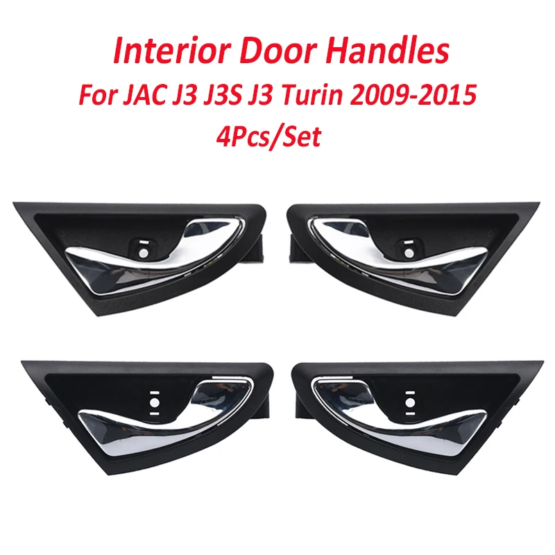 Prix 4 pièces ensemble pour voiture intérieur poignées de porte intérieur intérieur bouton de porte pour JAC J3 J3S J3 Turin 2009 2015 6105230u8010