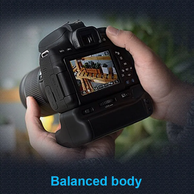

Professional Double Battery Grip Holder Pack Support Vertical Shooting for CANON EOS800D T7i X9i 77D XM66