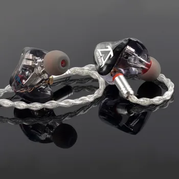 

TONEKING T66S Drive Unit In Ear Earphone 6 Balanced Armature HIFI Monito With MMCX 8-Core Silver Plating Cable