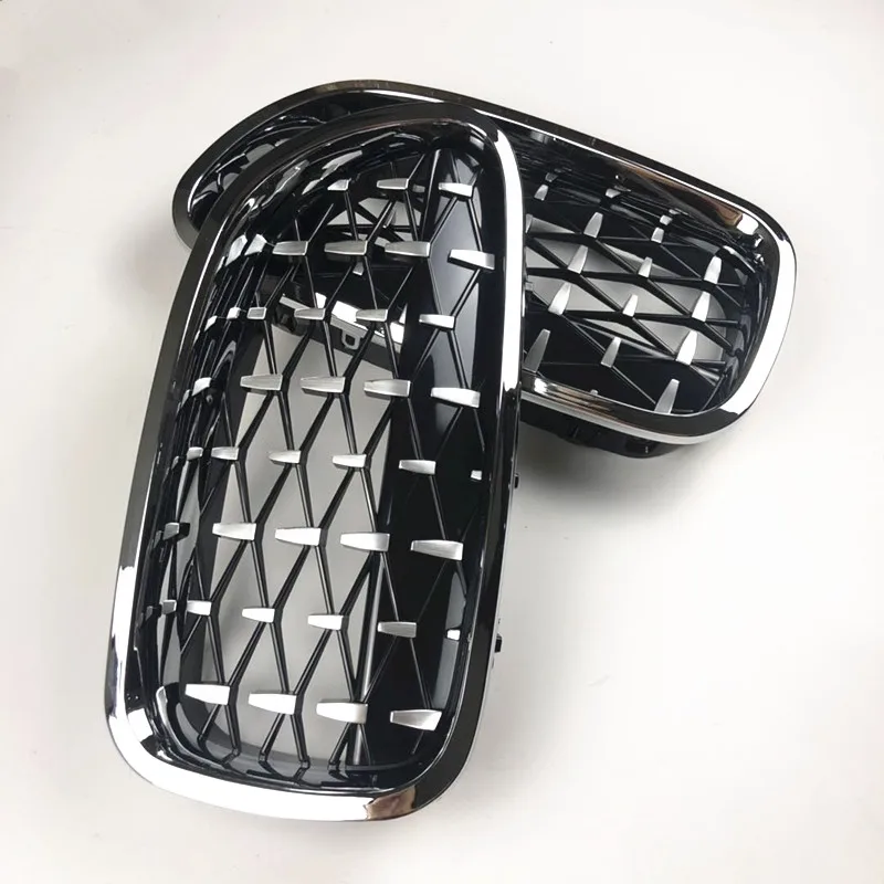 1 пара передняя решетка новейший Алмазный Стиль ABS Материал 2010- год для 5 серии F10 F11 F18 сетчатая решетка