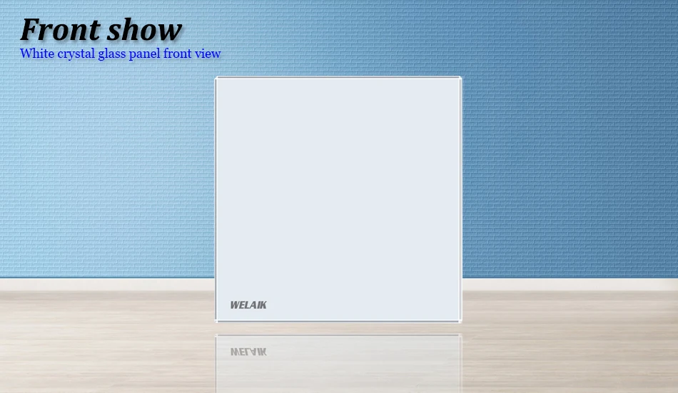 WELAIK Европейский-стандарт кристалл-стекло-пустой заполненный-панель A19BKW/B1