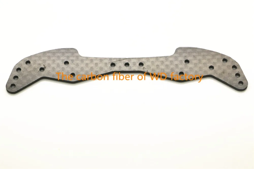 RC MINI 4WD Wide Front Plate 1 5mm Carbon Fiber Self made Parts Tamiya MINI 4WD