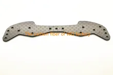 RC MINI 4WD Wide Front Plate 1 5mm Carbon Fiber Self made Parts Tamiya MINI 4WD