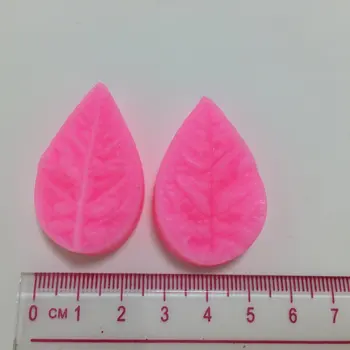 

S1022 3D leaves silicone molds Cake Mould Fondant Bakeware Decorating