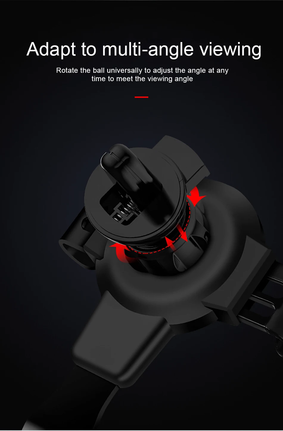 !ACCEZZ Universal Car Air Vent Phone Holder For iphone X XS XR 8 7 Plus 360 Degree Rotation Gravity Bracket Stand Mobile Support (6)