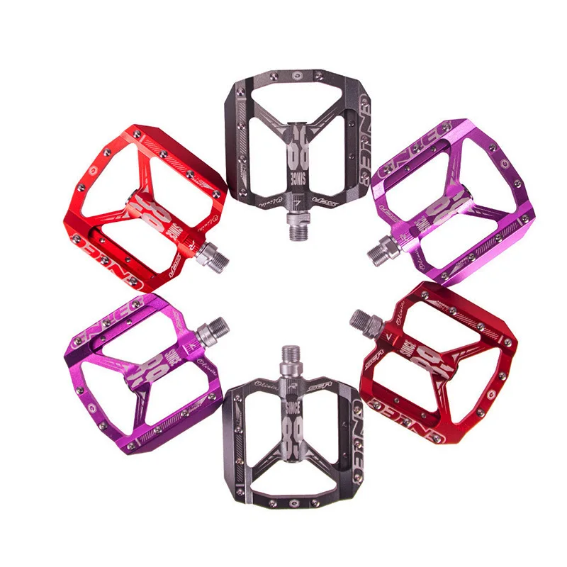 

Ultralight Professional CNC Bicycle Pedals MTB Mountain Bike Pedals BMX Cycling Sealed Bearing Pedal Aluminum Alloy Black Red