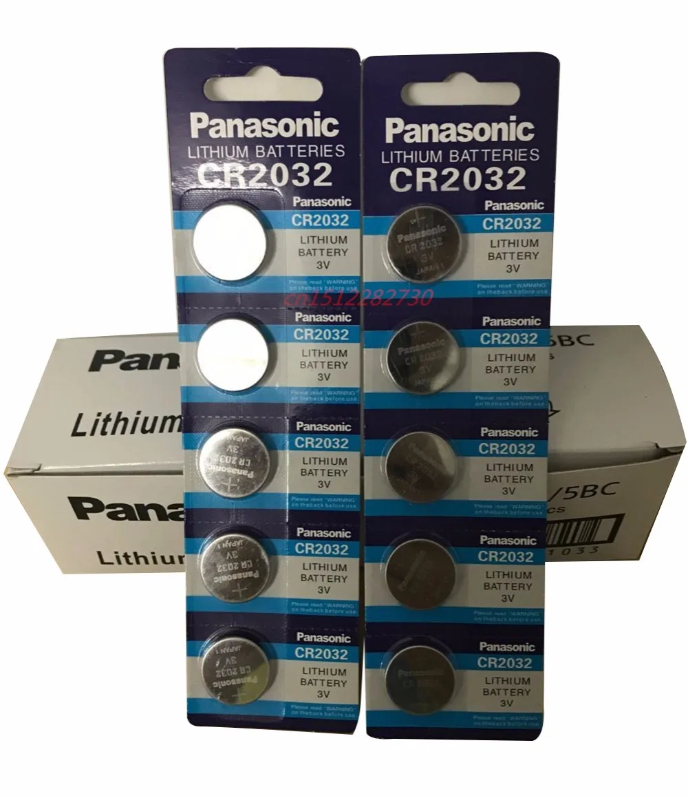 200X original brand new battery for PANASONIC cr2032 3v button cell