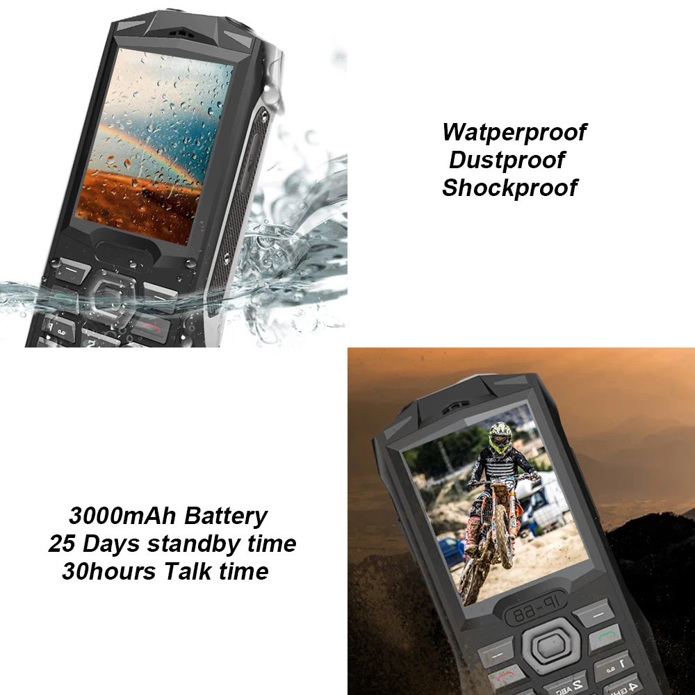 Blackview BV1000 IP68 tri доказательство 3000 мАч dual SIM двойной резервный громкий динамик