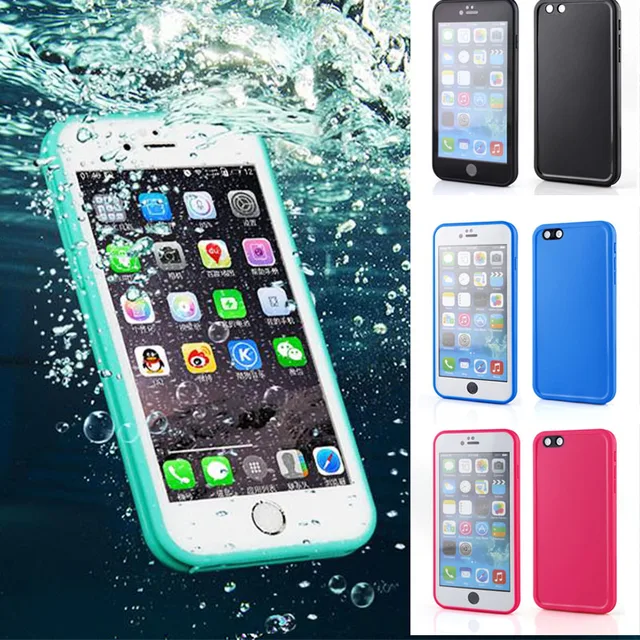 Cheap 360 Degrees full Sealed Waterproof Case Cover for iphone 8 6s plus 7 plus 5s SE capinhas fundas Soft TPU Candy Color Phone Cases Cheap 360 Degrees full Sealed Waterproof Case Cover for iphone 8 6s plus 7 plus 5s SE capinhas fundas Soft TPU Candy Color Phone Cases