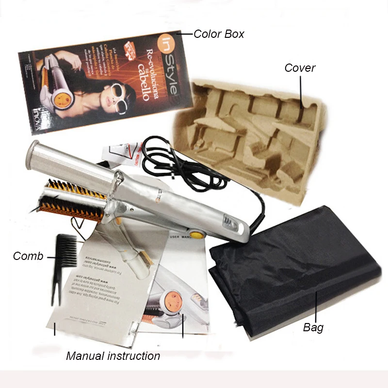 Instyle выпрямитель для волос, щипцы для завивки и выпрямления, парикмахерские инструменты, электрические щипцы для завивки и выпрямления волос