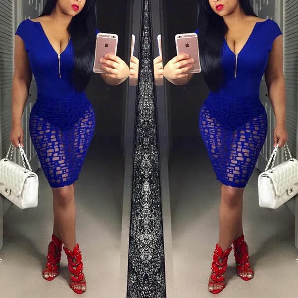 Royal Blue Club Dress