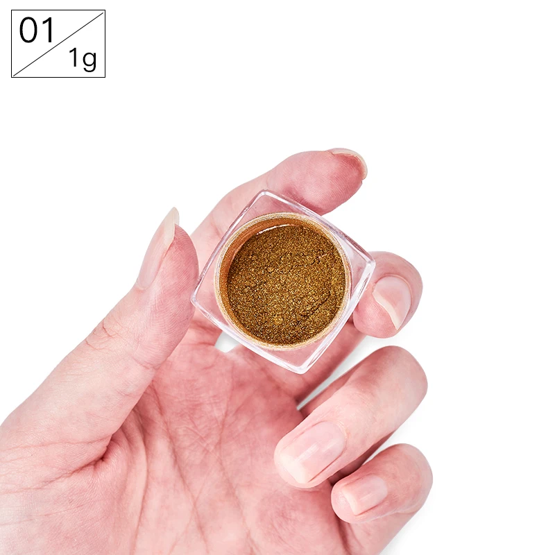 0,5 г зеркальная блестящая пудра для ногтей металлического цвета, гель для ногтей, полировка хромового чешуйчатого пигмента, украшения для маникюра - Цвет: PZ489