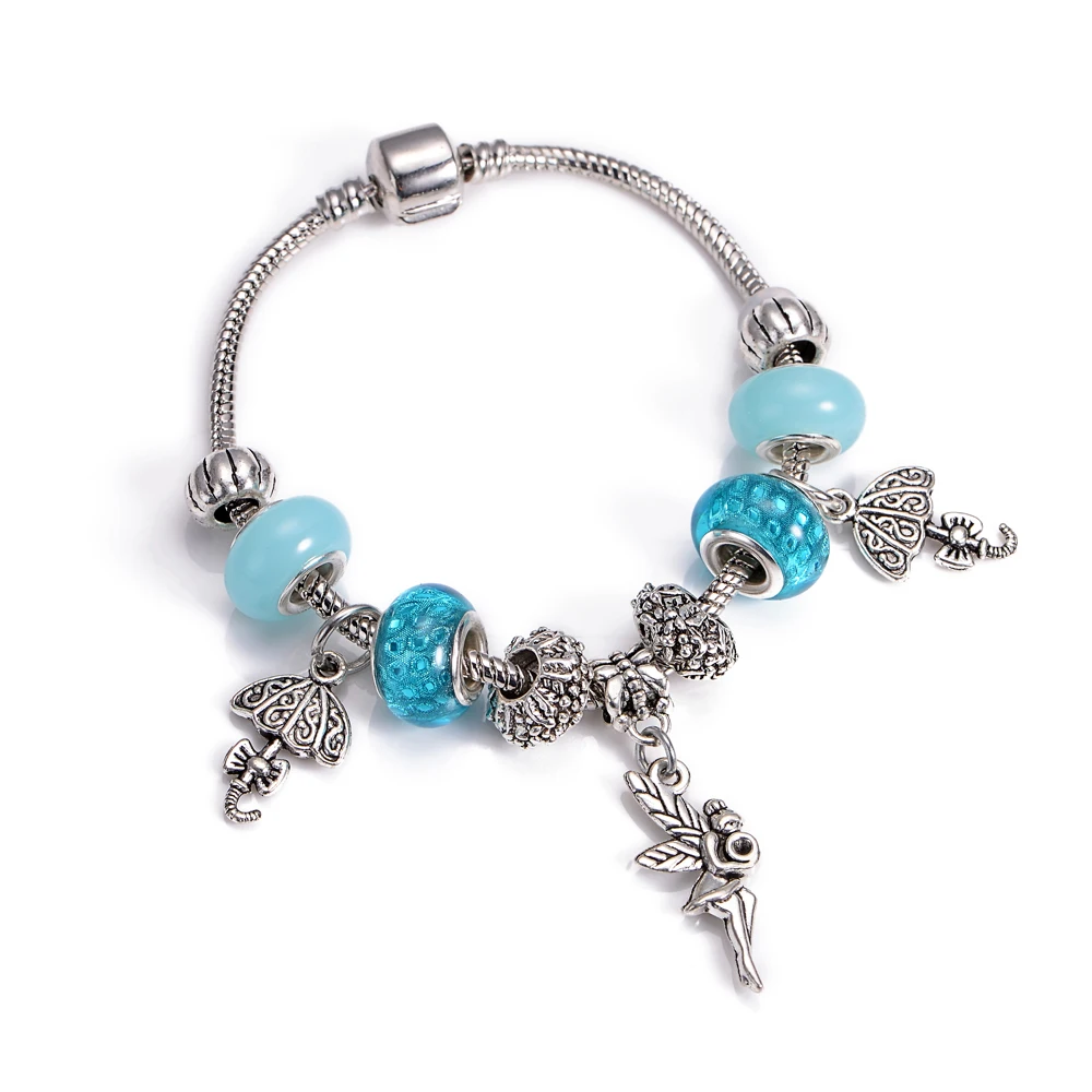 

Christmas DIY Charm Bracelet Apples Heart Pendant Bracelet for Women Jewelry Christmas Eve Gift BZ270