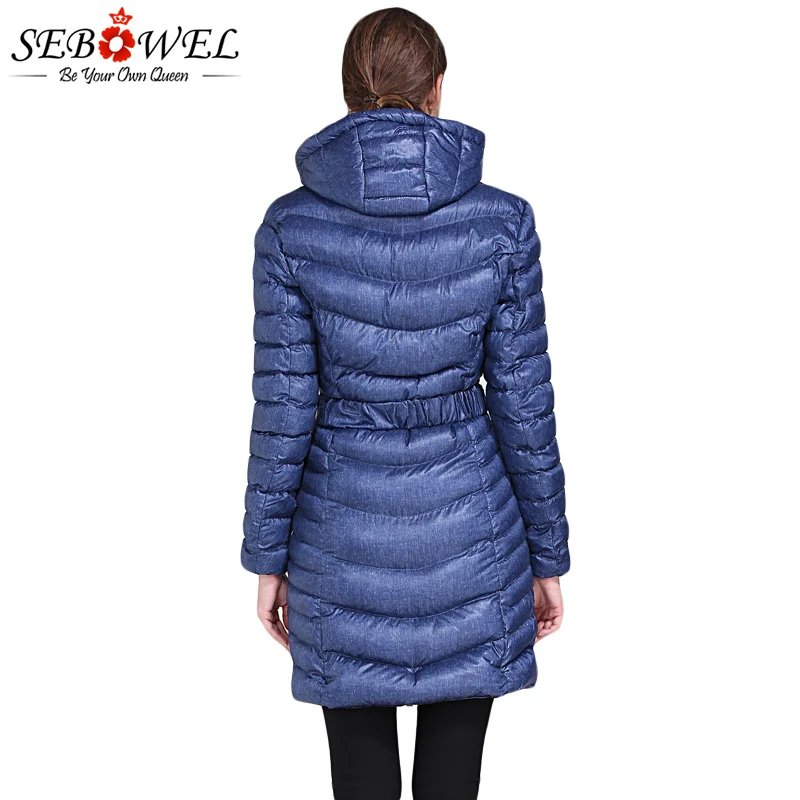 Blue-Hooded-Longline-Winter-Coat-with-Belt-LC85201-4-2 