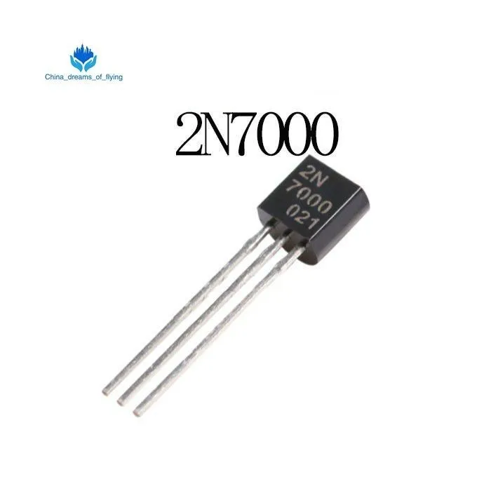 20 шт./лот 2n7000 To92 небольшой сигнал Mosfet 200 Mamps, 60 вольт n-канал To-92