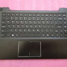 Новая/оригинальная для lenovo ideapad U330 U330P США клавиатура ободок Упор для рук topcase верхняя крышка, черный