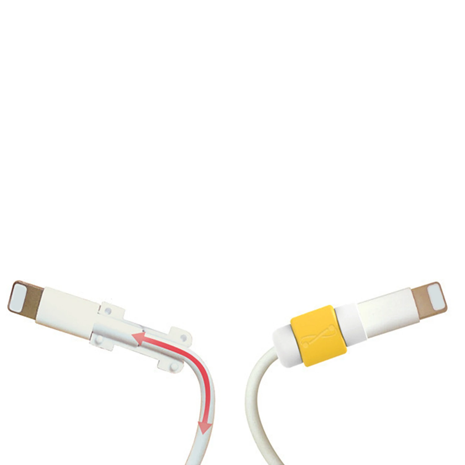 Зарядный кабель Besegad 10 шт. защита от сматывания шнура чехол для Apple iPhone 5 5S SE 5C 6 6S 7 S 8