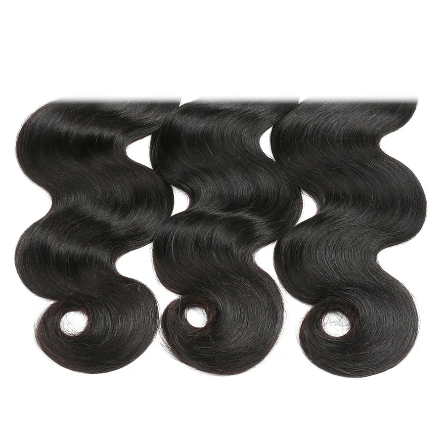 3 Bundle Deals Brazilian Body Wave Hair 10-28inch Top Human Hair Weave Bundles RXY Hair Weft NonRemy Hair Extensions No Shedding (2)