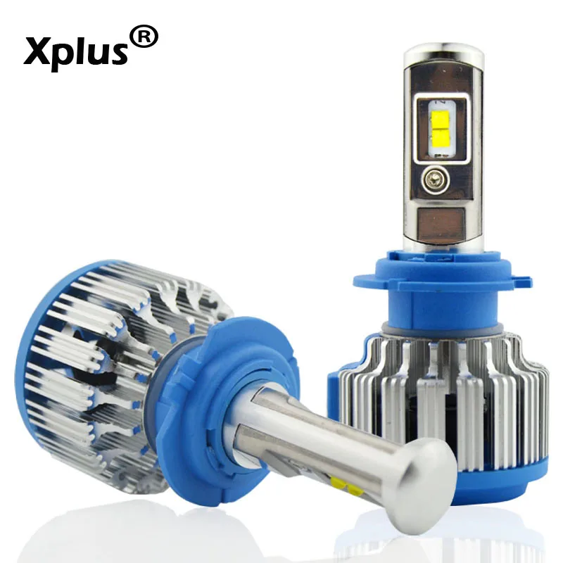 Xplus 40 вт * 2 80 светодиодный H1 H3 H4 H7 H11 автомобилей головной светильник комплект
