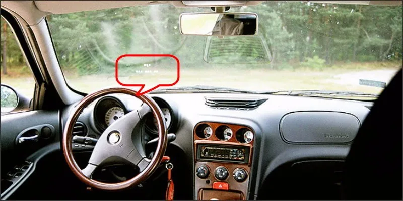 Автомобильный HUD Дисплей для Alfa Romeo 156/159/166/147 отражающий лобовое стекло Экран безопасного вождения Экран проектор