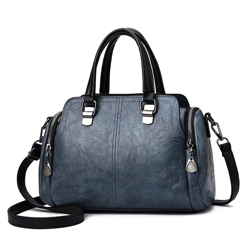 

Retro Mother Messenger Bag High Quality Pu European and American Style Luxury Handbag Designer 2019 Summer Shoulder Bag